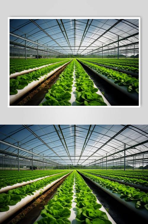 ai数字艺术大棚蔬菜农业农产品摄影图